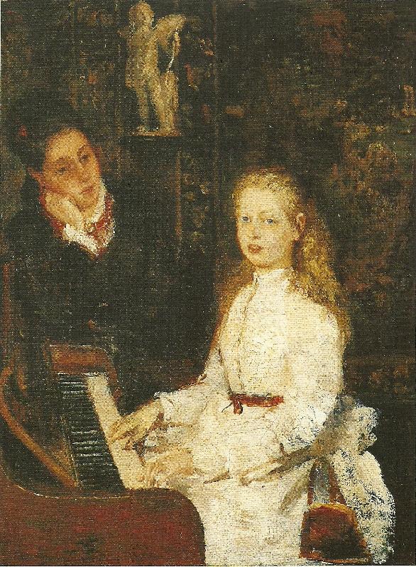Vid pianot, Ernst Josephson